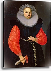 Постер Школа: Голландская 17в Portrait of a Woman, 1600