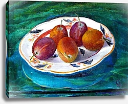 Постер Анжелини Кристиана (совр) Fruit on a Staffordshire Dish, 2013