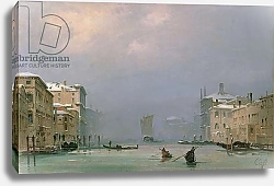 Постер Каффи Имполито Grand Canal with Snow and Ice, 1849