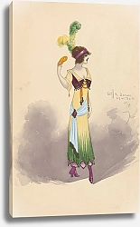Постер Барнс Уилл Р. 7th Folies Girl-Act I