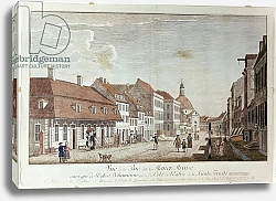 Постер Розенбург Йоханн Джордж View of Mauer Strasse, Berlin, 1776