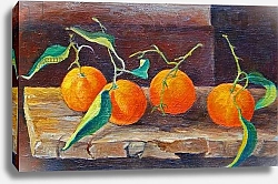 Постер Анжелини Кристиана (совр) Fruit on a Shelf, 2014
