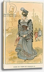 Постер Робида Альберт Dame du Temps de Charles IX