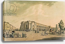 Постер Патерсон Бенджмин View of the Russian shops on the Nevsky Prospekt, with the house of the Duma, St. Petersburg, 1802