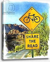 Постер Мастерман Люси (совр) Share the Road, Gates Pass, 2004