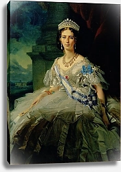 Постер Винтерхальтер Франсуа Portrait of Princess Tatiana Alexanrovna Yusupova, 1858