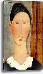 Постер Модильяни Амедео (Amedeo Modigliani) Head of Girl; Testa di Ragazza, c.1918