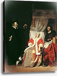 Постер Метсю Габриэль The Patient and the Doctor, 1660s