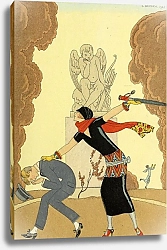 Постер Барбье Джордж Falbalas et fanfreluches, La Colère