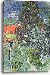 Постер Ван Гог Винсент (Vincent Van Gogh) The Garden of Doctor Gachet at Auvers-sur-Oise, 1890