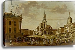 Постер Школа: Немецкая 18в. The Alter Markt with the Church of St. Nicholas and the Town Hall, 1771
