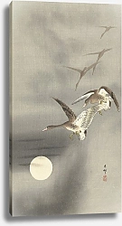 Постер Косон Охара Geese in flight