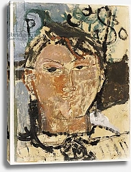 Постер Модильяни Амедео (Amedeo Modigliani) Portrait of Picasso, 1915