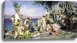 Постер Семирадский Генрих Фрина на празднике Посейдона в Элевзине. 1889