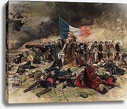 Постер Мейсоньер Эрнест Allegory of the Siege of Paris, 1870