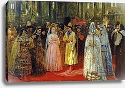 Постер Репин Илья The Tsar choosing a Bride, c.1886