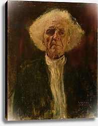 Постер Климт Густав (Gustav Klimt) Study of the Head of a Blind Man