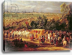 Постер Мюлен Адам The Entry of Louis XIV and Marie-Therese of Austria in to Arras, 30th July 1667, c.1685 2