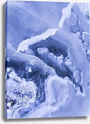 Постер Текстура голубого минерала