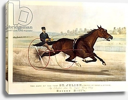 Постер Курье Н. The King of the Turf, 'St. Julien', driven by Orrin A. Hickok, 1880