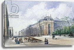 Постер Калло Вильям South-east Aspect of the 1862 Exhibition Building, looking along Cromwell Road