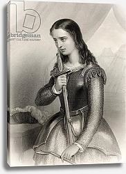 Постер Стаал Пьер (грав) Joan of Arc illustration from 'World Noted Women' by Mary Cowden Clarke, 1858