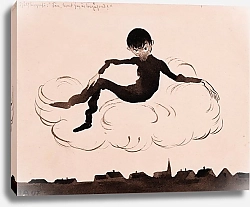 Постер Арозениус Ивар Self Portrait on a Cloud