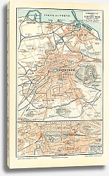Постер Карта Эдинбурга и окрестностей