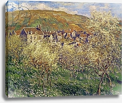Постер Моне Клод (Claude Monet) Plum Trees in Blossom, 1879