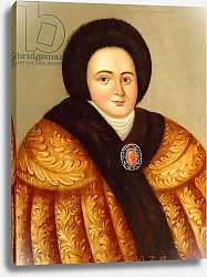Постер Школа: Русская 18в. Portrait of Tsarina Evdokiya Lopukhina