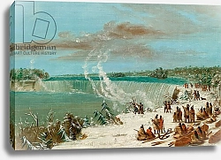 Постер Кэтлин Джордж Portage Around the Falls of Niagara at Table Rock, 1847- 48