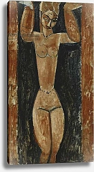Постер Модильяни Амедео (Amedeo Modigliani) Caryatid; Cariatide, c.1911-1913