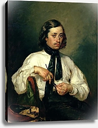 Постер Милле, Жан-Франсуа Portrait of Armand Ono, known as The Man with the Pipe, 1843