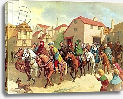Постер Сид ван дер (дет) Chaucer's Pilgrims