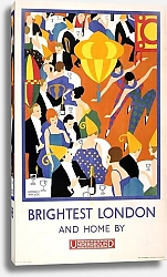 Постер Тейлор Хорейс Brightest London, and home by Underground
