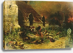 Постер Кларин Джордж The Chouans defending their dead, 1902