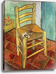 Постер Ван Гог Винсент (Vincent Van Gogh) Vincent's Chair, 1888