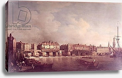 Постер Скотт Самуэль London Bridge before the Alteration in 1757