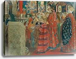 Постер Рябушкин Андрей Seventeenth Century Russian Women at Church, 1899
