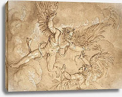 Постер Романо Джулио Copy after Giulio Romano’s Fall of Icarus