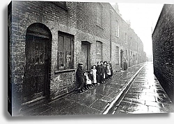 Постер Неизвестен London Slums, c.1900