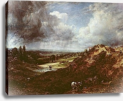 Постер Констебль Джон (John Constable) Branch Hill Pond, Hampstead Heath, 1828
