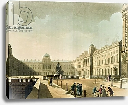 Постер Роуландсон Томас Somerset House, the Strand from Ackermann's 'Microcosm of London' Vol III, Published in 1809
