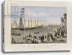 Постер Курье Н. The New York yacht club regatta, c.1869