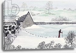 Постер Рове Мэгги (совр) Cotswold Farm in Winter