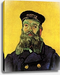 Постер Ван Гог Винсент (Vincent Van Gogh) Портрет почтальона Жозефа Рулена