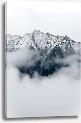 Постер Скалы в тумане