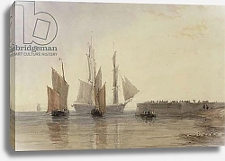 Постер Кокс Давид Entrance to Calais Harbour, 1829