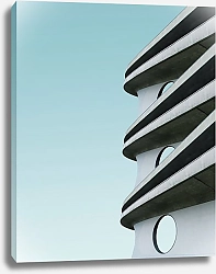 Постер Современные архитектурные формы здания