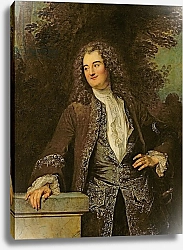 Постер Ватто Антуан (Antoine Watteau) Portrait of a Gentleman, or Portrait of Jean de Julienne